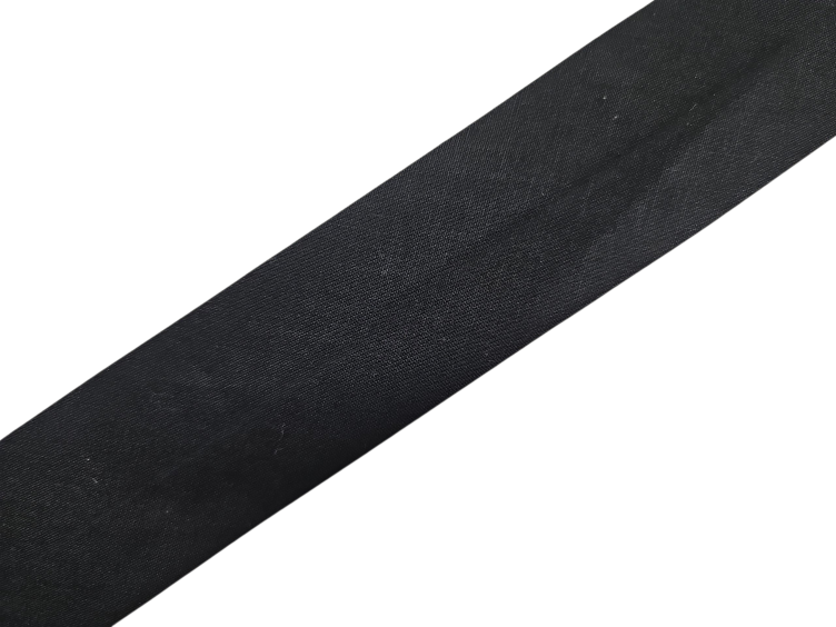 Schrägband 40mm. schwarz & dunkelblau - 0