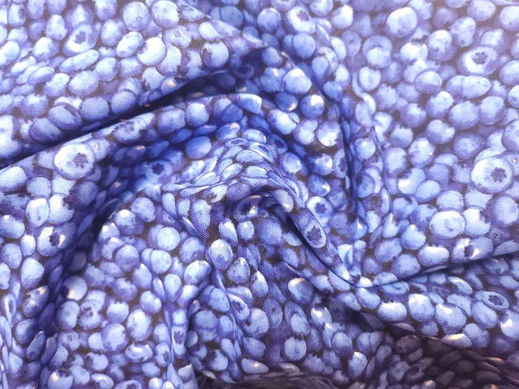 Blaubeer Baumwollstoff