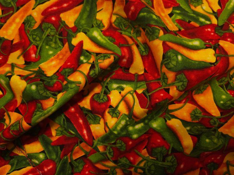 Chilli Baumwollstoff