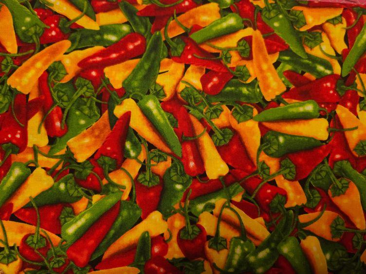 Chilli Baumwollstoff - 0