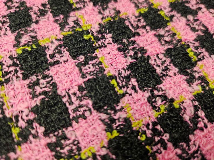 Karo Tweed, 100% Wolle - 1