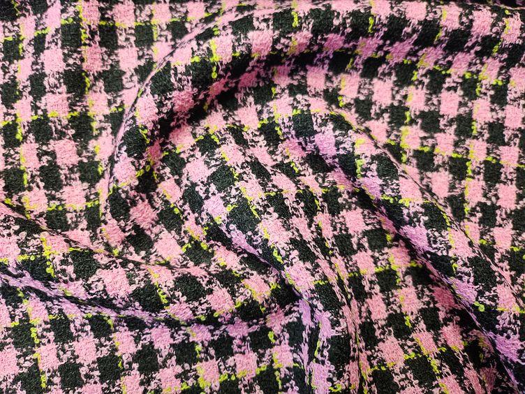 Karo Tweed, 100% Wolle