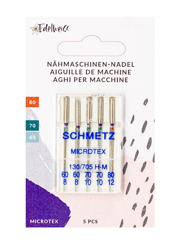 Schmetz Nähmaschinennadeln Microtex 60-80