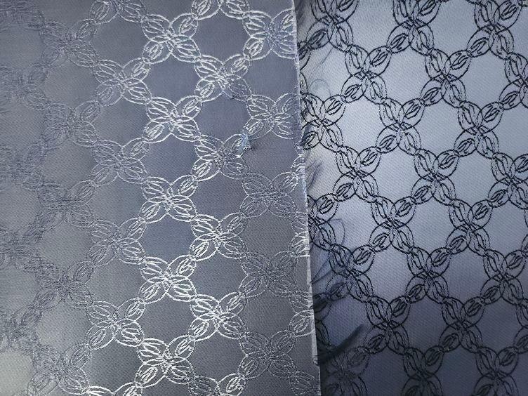 Futterstoff Muster schwarz - 2