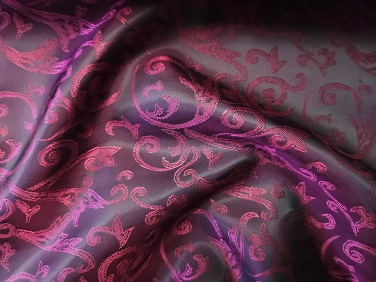 Futterstoff Ranken rot