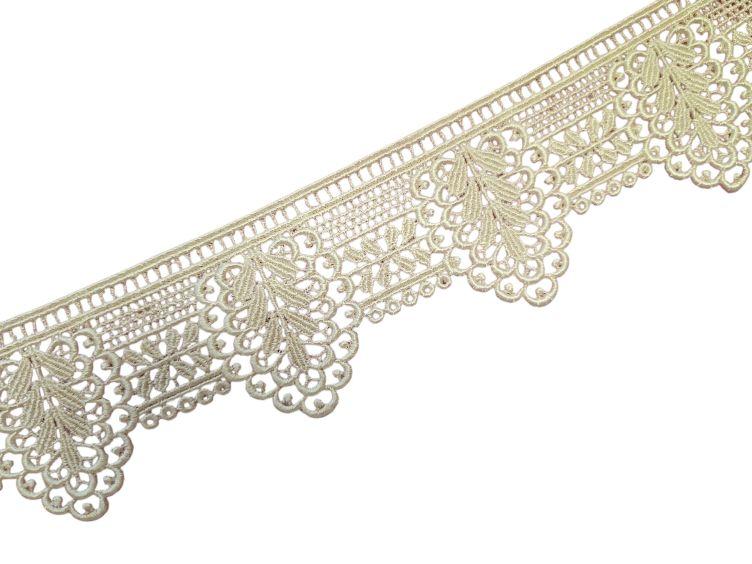 Ivory Spitzenband 50mm