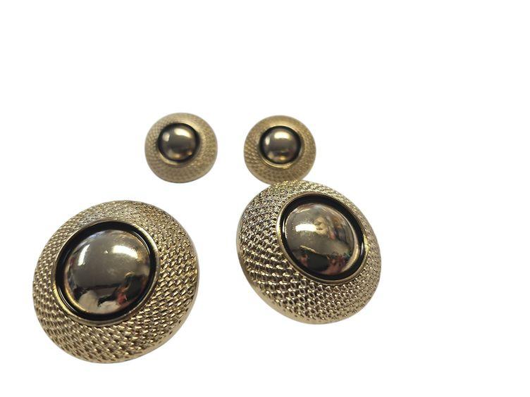 Metallknopf gold,17mm & 27mm