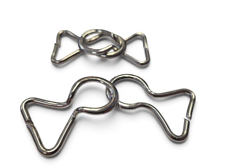 Metallschliesse silber