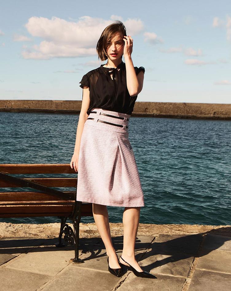 Midi Faltenröcke - 0