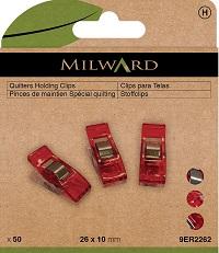 Milward green Stoffclips 26x10mm, 50 Stk.