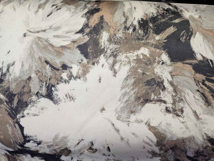 Bedruckter Scuba, Braun - 0