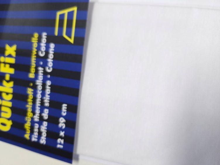 Quick Fix Aufbügelstoff Baumwolle, div. Farben - 0