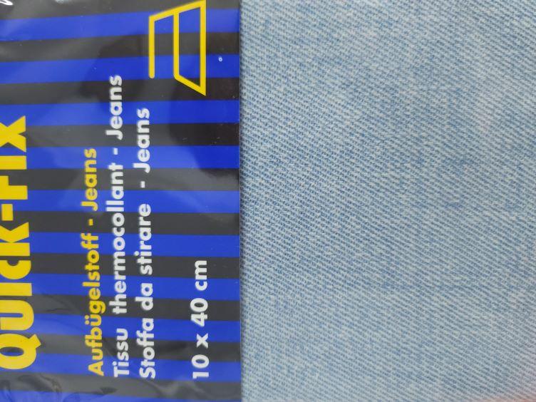 Quick Fix Aufbügelstoff Jeans div. Farben