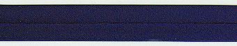 Satin Schrägband 40/20mm, dunkelblau