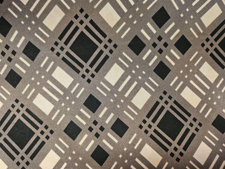 Seide grafisch, schwarz grau - 0